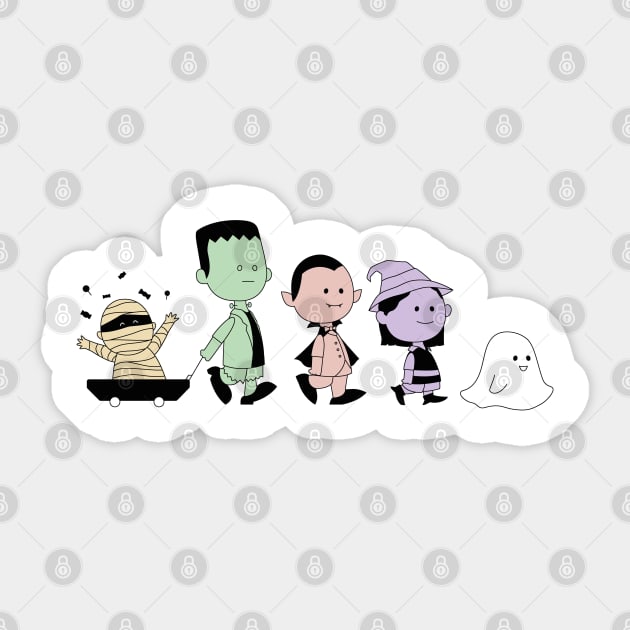 halloween friends Sticker by Micapox